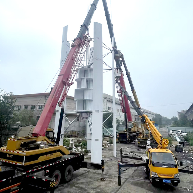 H-type 20kW wind turbine, factory shipped, supports customized colors, with a 10000 square meter factory