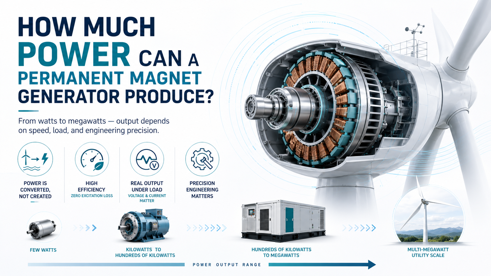 How Much Power Can A Permanent Magnet Generator Produce?